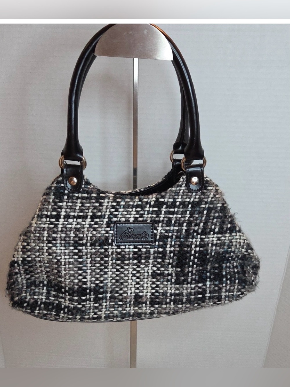 Roots Tweed Shoulder Bag